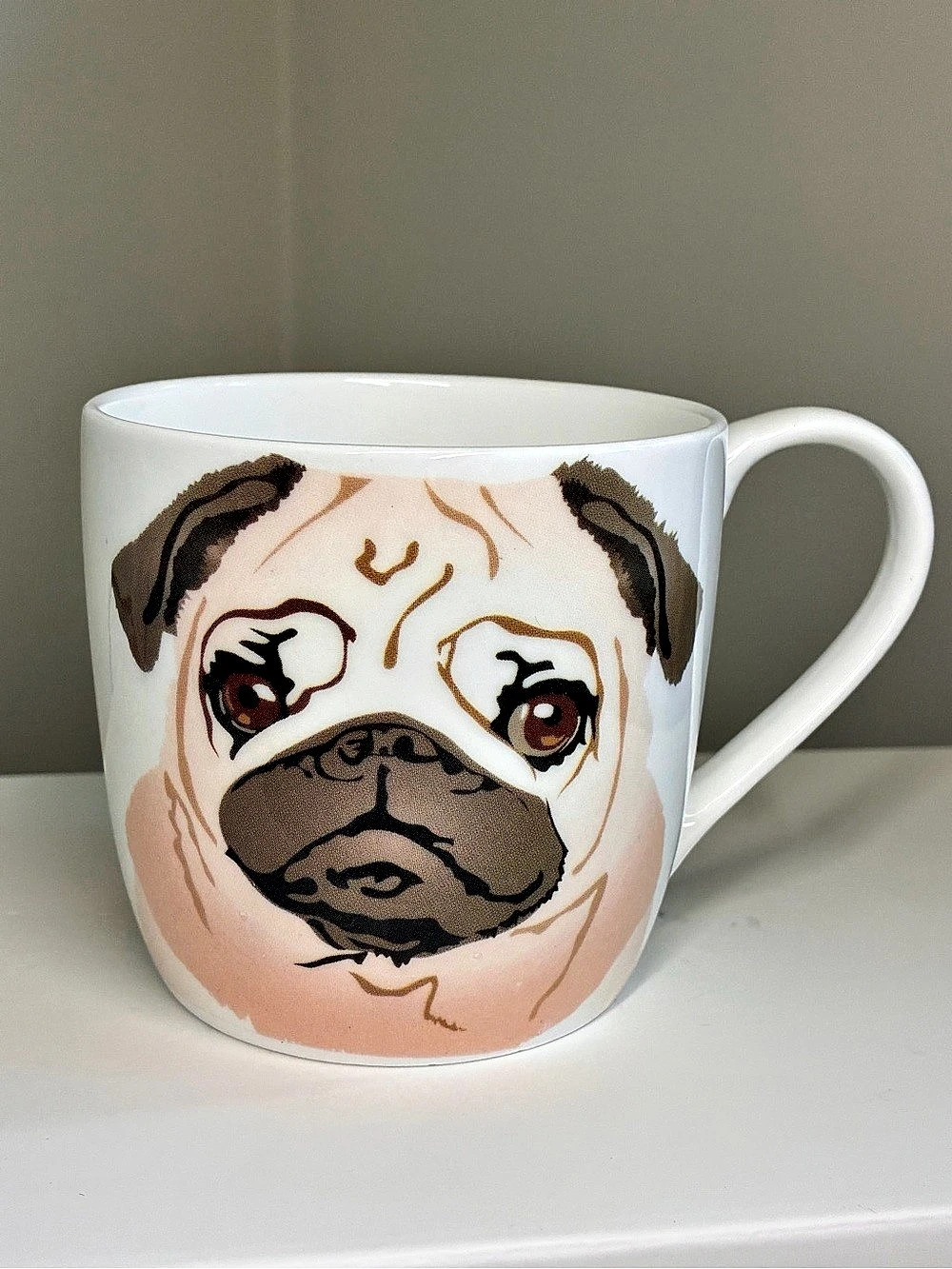 Rose of England Pug Mug